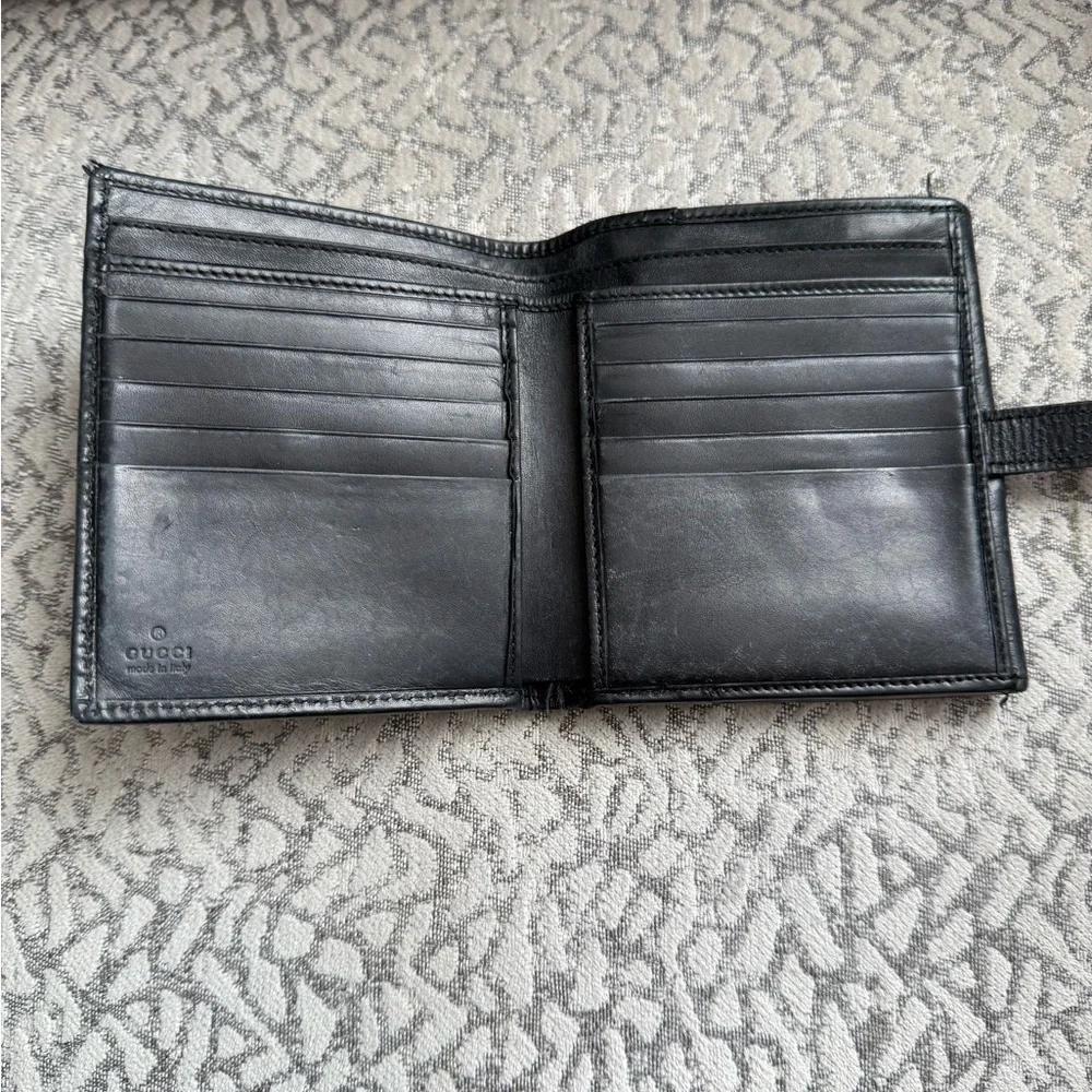 Gucci Jackie GG Bi-fold Compact Leather Wallet Vintage - Picture 5 of 10